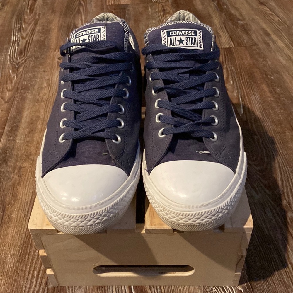 Converse CONS Skateboarding All Star Canvas Sneakers - Navy/White - Size 13